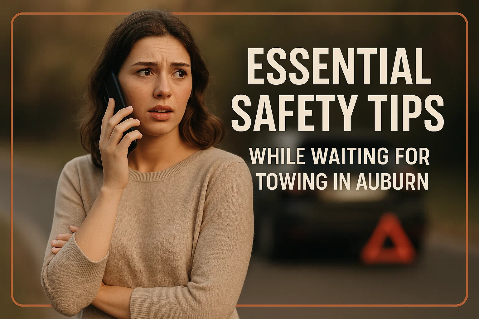 Essential Safety Tips While Waiting for Towing in Auburn