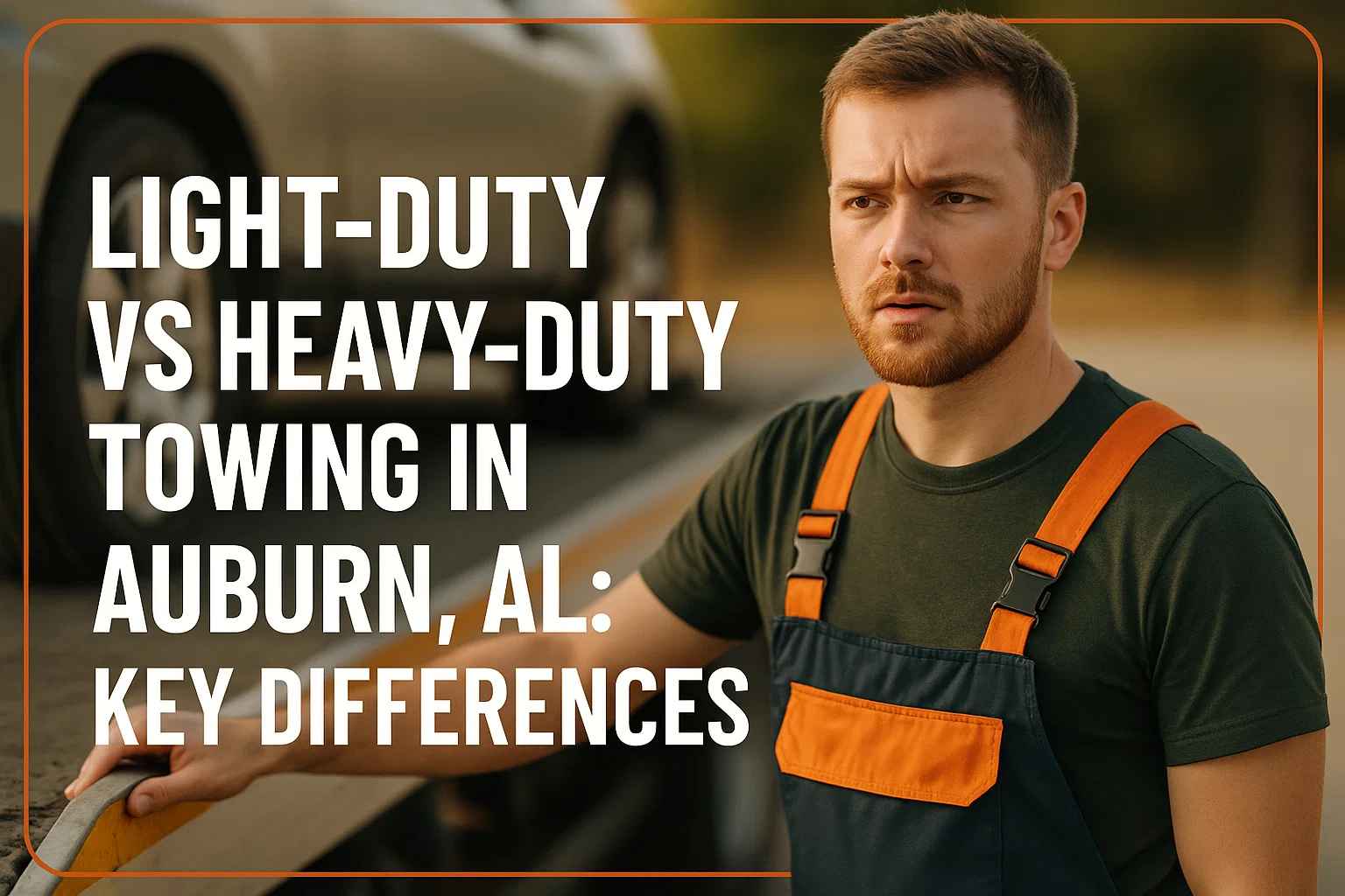 Light-Duty vs Heavy-Duty Towing in Auburn, AL: Key Differences