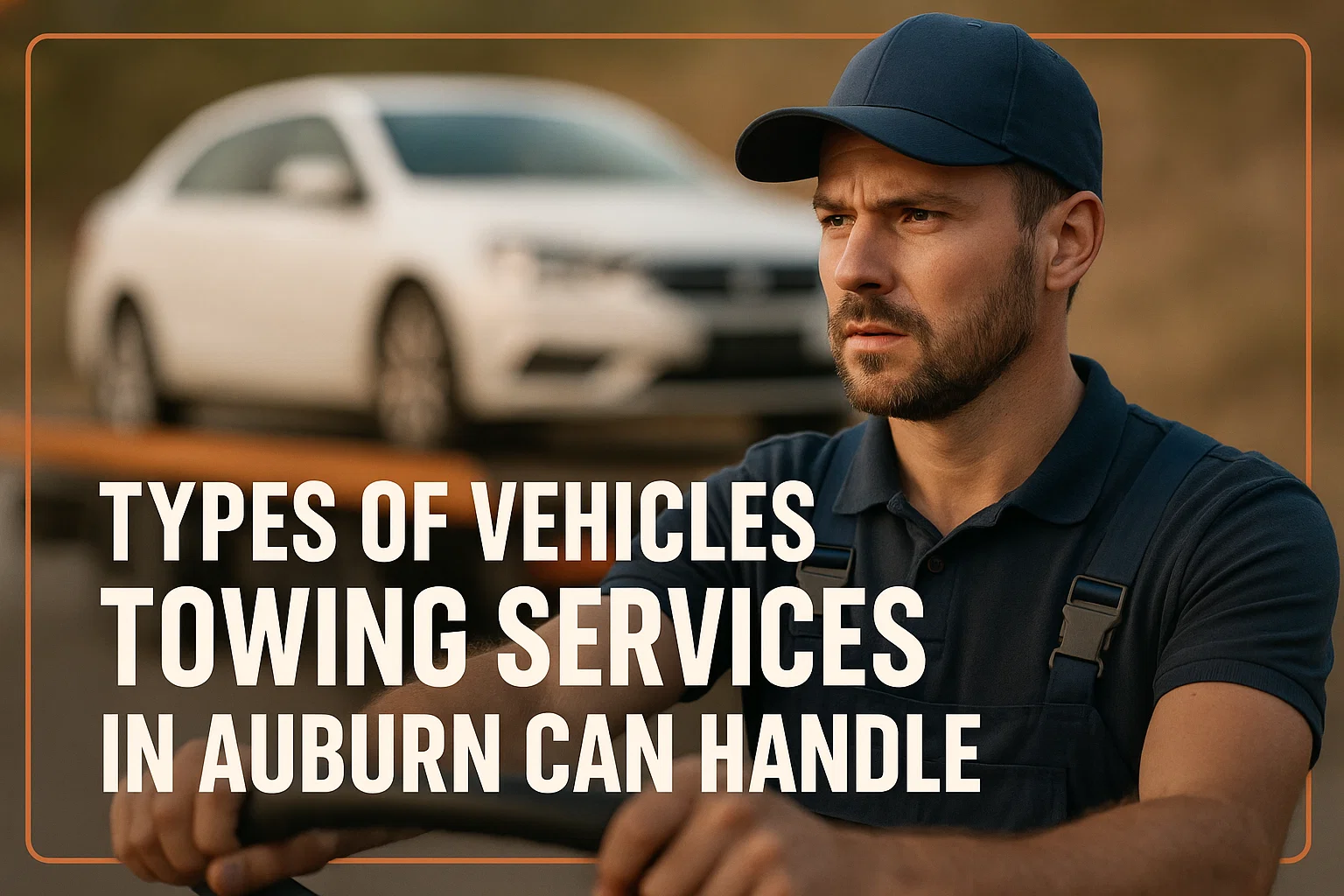 Types of Vehicles Towing Services in Auburn Can Handle