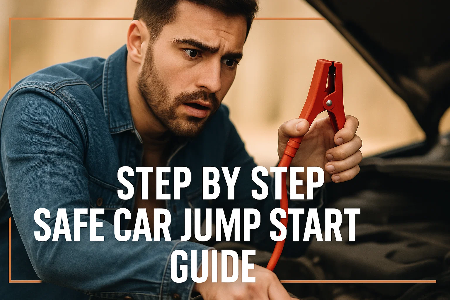 Step by Step Safe Car Jump Start Guide