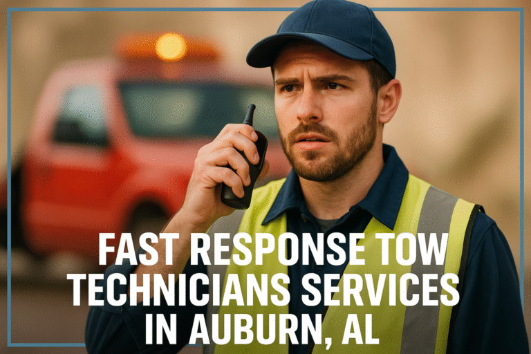 Fast Response Tow Technicians Services in Auburn, AL