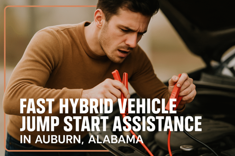 Fast Hybrid Vehicle Jump Start Assistance in Auburn, Alabama