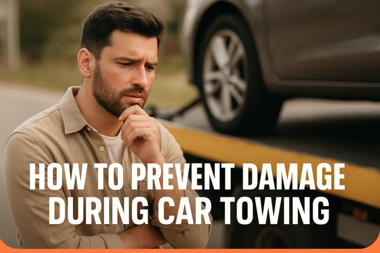 How to Prevent Damage During Car Towing